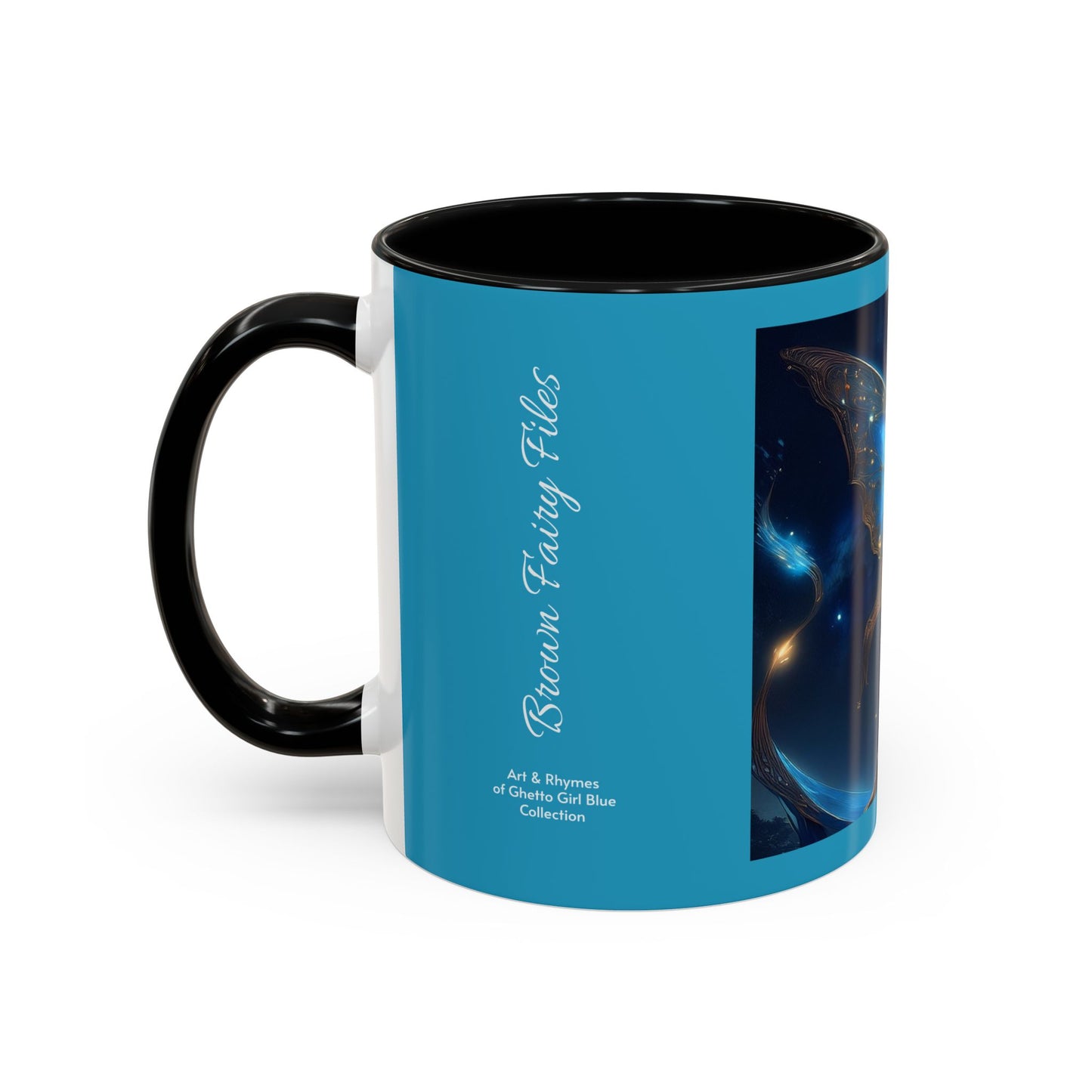 Blue Fairy Under Moon Mug (11oz)