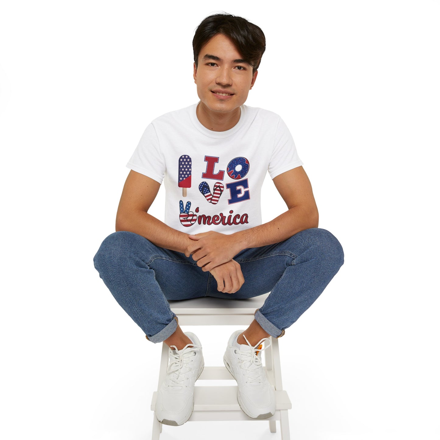 I Love America Unisex Ultra Cotton Tee