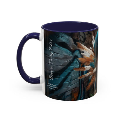 Blue-Haired Warrior Fairy Mug (11oz)