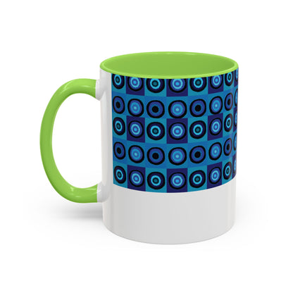 Psych My Mind Colorful Mugs by Jessica Holter