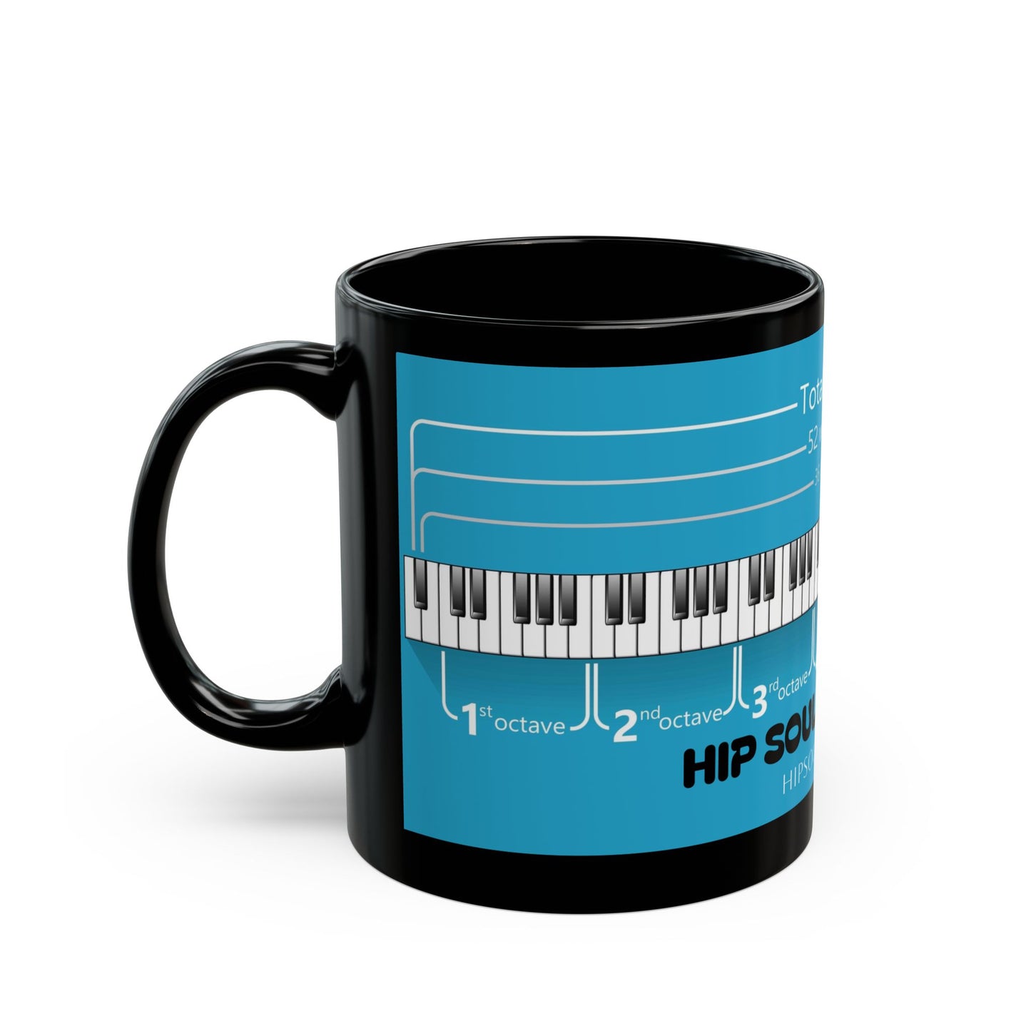 HIP Soul Fest Support and Workshop Donation - Customizable Ceramic Coffee Cup - Dishwasher and Microwave Safe - BPA