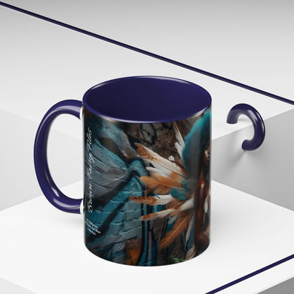 Blue-Haired Warrior Fairy Mug (11oz)