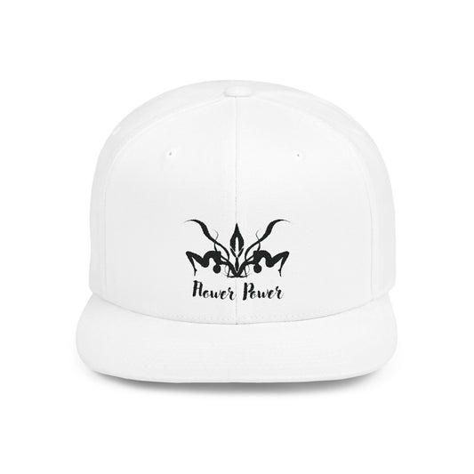 Flower Power Flat Bill Snapback