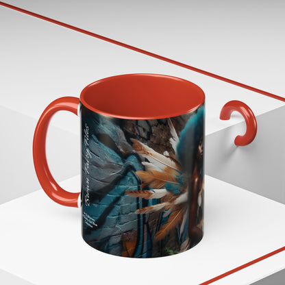 Blue-Haired Warrior Fairy Mug (11oz)