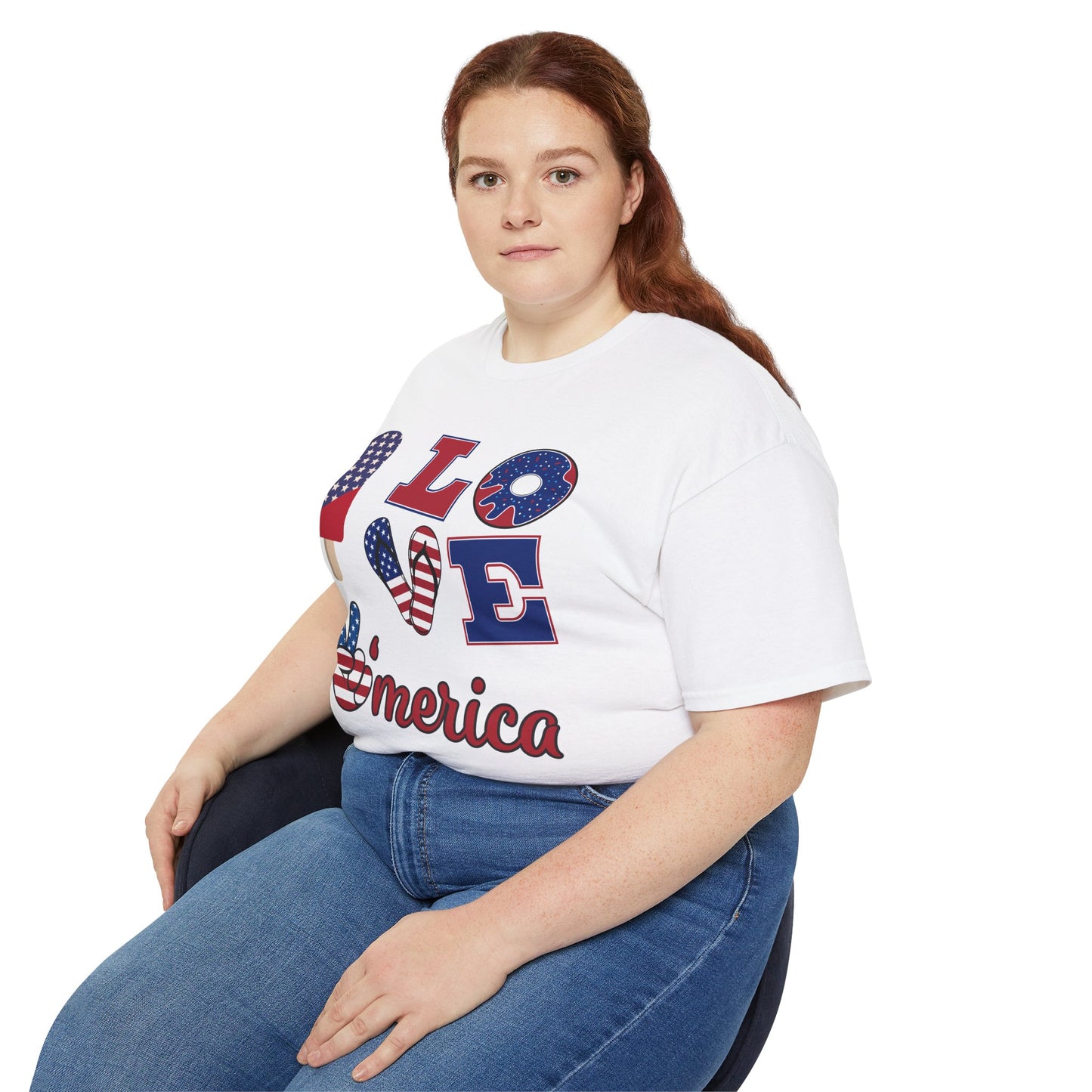 I Love America Unisex Ultra Cotton Tee