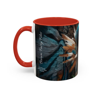 Blue-Haired Warrior Fairy Mug (11oz)