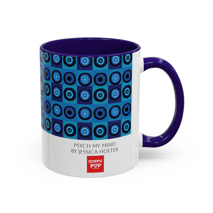 Psych My Mind Colorful Mugs by Jessica Holter