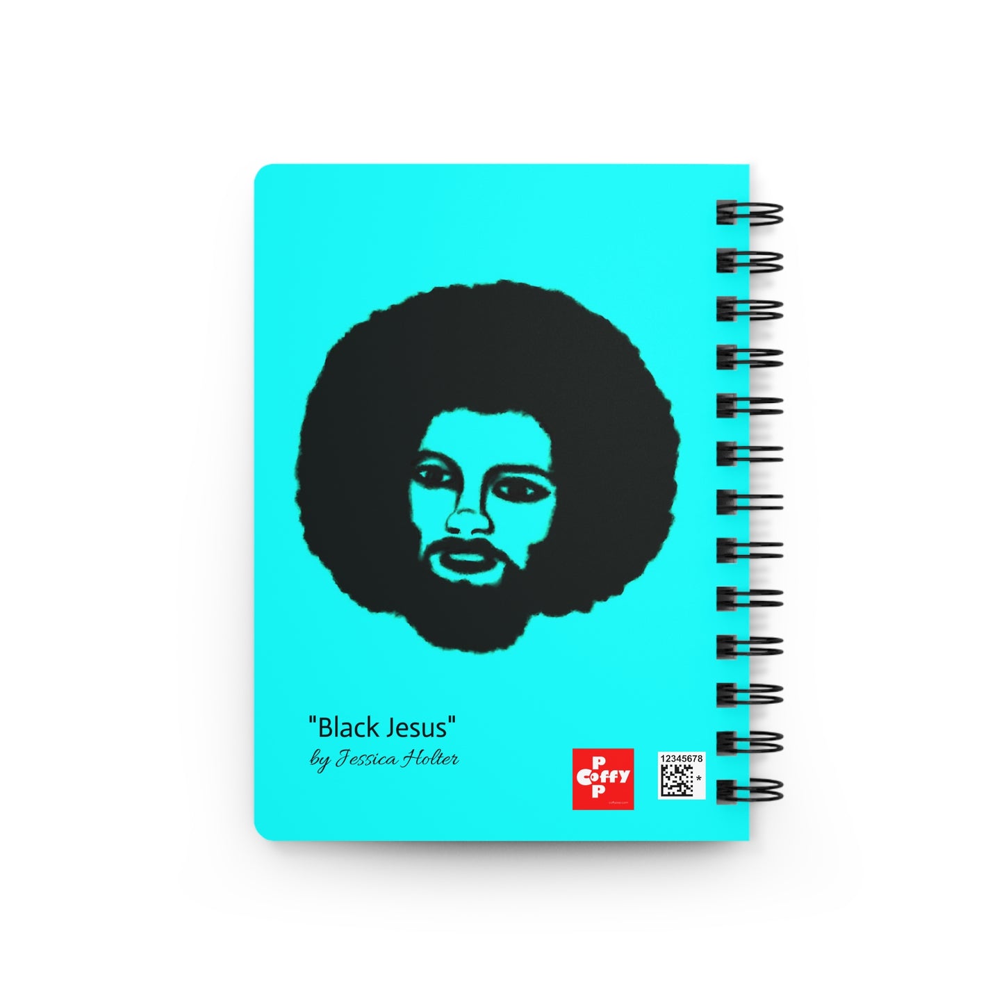 What Would Black Jesus Do? Spiral Bound Journal (Bright Green)