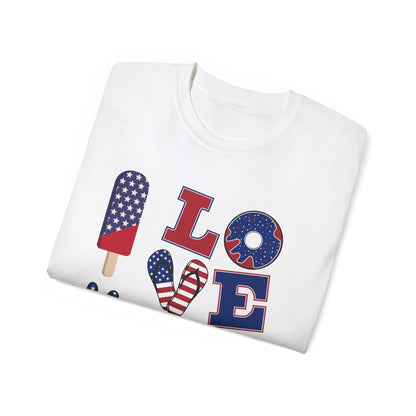 I Love America Unisex Ultra Cotton Tee