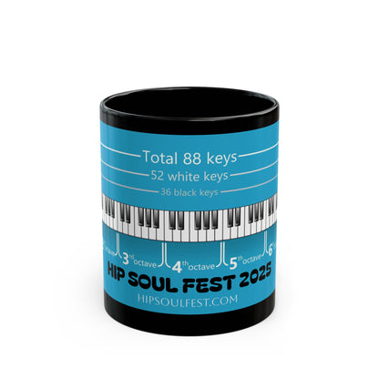 HIP Soul Fest Support and Workshop Donation - Customizable Ceramic Coffee Cup - Dishwasher and Microwave Safe - BPA