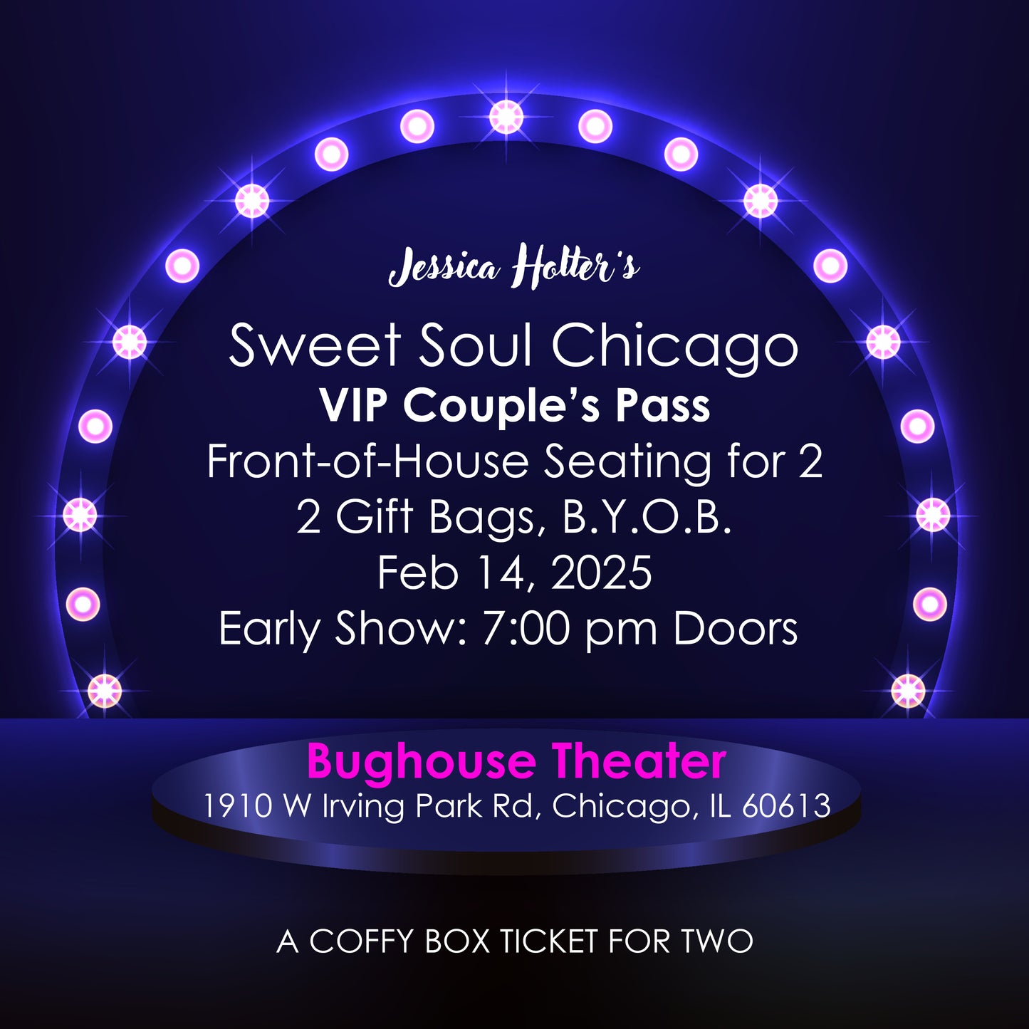 FEB 14, 2025 ~ "Sweet Soul Chicago" A Musical Cabaret & Romantic Game Show