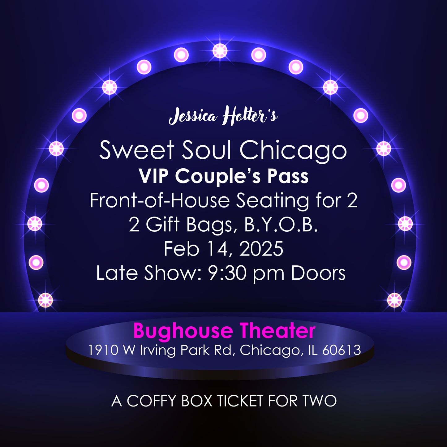 FEB 14, 2025 ~ "Sweet Soul Chicago" A Musical Cabaret & Romantic Game Show